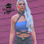 Cross Strapped Top for MP Female