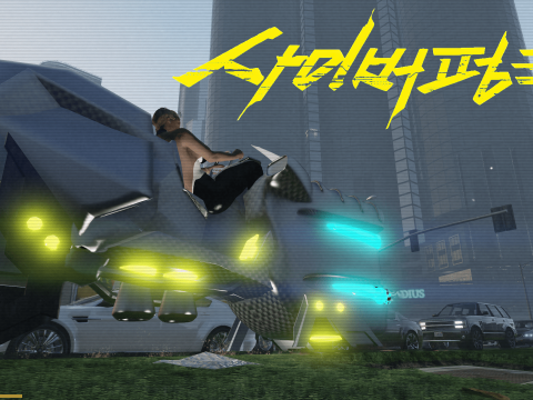 Cyberpunk 2077 Sledgehammer Hoverbike 1.0