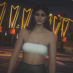 Denim skirt and Tube top for MP Female 1.0