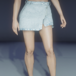 Denim skirt and Tube top for MP Female 1.0