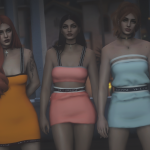 Dress pack (3 dresses) for MP Female v1.0
