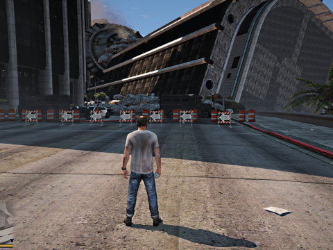 FIB building collapsed UFO 1.0