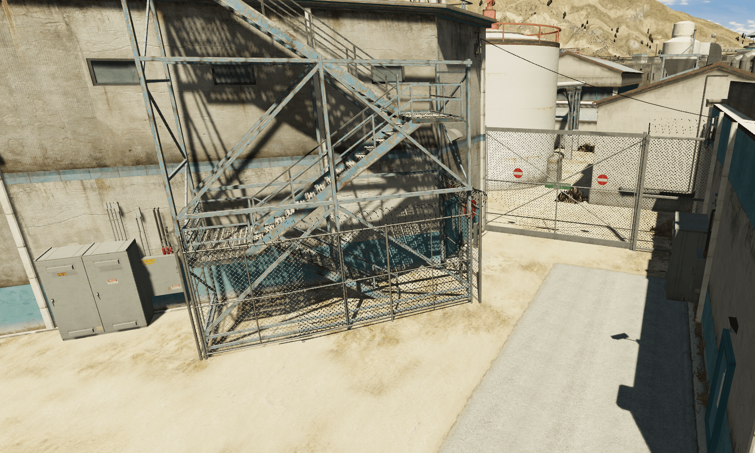 Prison | Fences in front of the stairs in prison with doors | altv | fivem | SP | ymap | xml | Menyoo 1.1 fixed