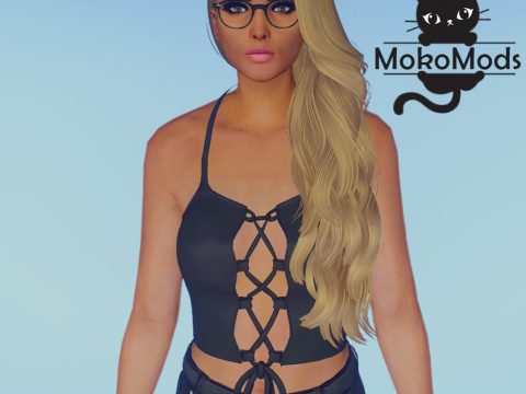 Front Tied Short Top for MP Female