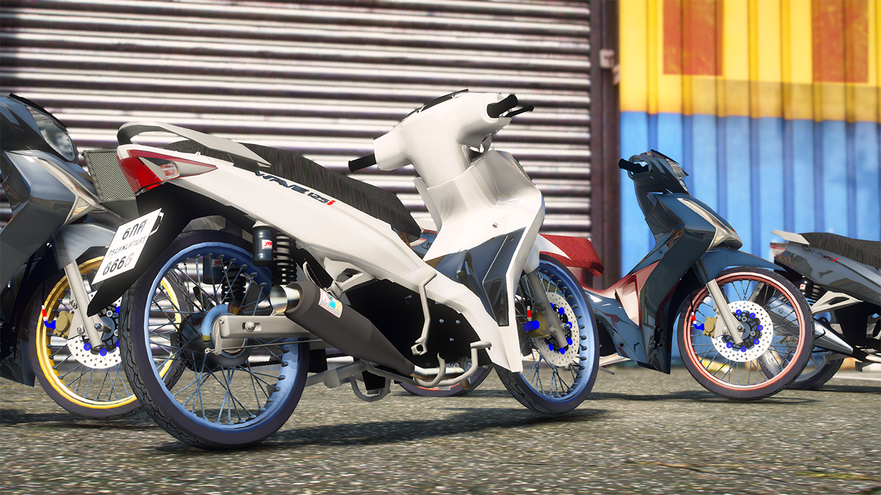 Honda Wave 125i 18 Stock Grom Version Add On Tuning 1 0 Gta5mod Net