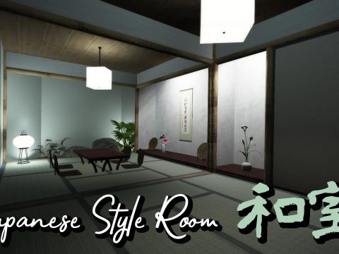 Japanese-Style Room "WASHITSU" Interior [Ymap / MapBuilder] 1.0