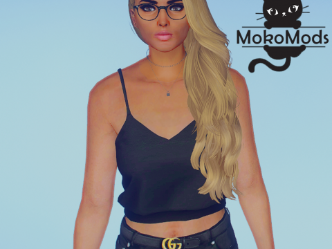 Knot Cropped Top for MP Female 1.0