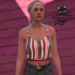 Knot Cropped Top for MP Female 1.0