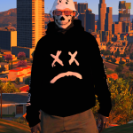 Lil Peep Pink Hoodie for MP Male 1.1