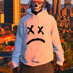Lil Peep Pink Hoodie for MP Male 1.1