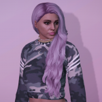 Long curly hairstyle for MP Female