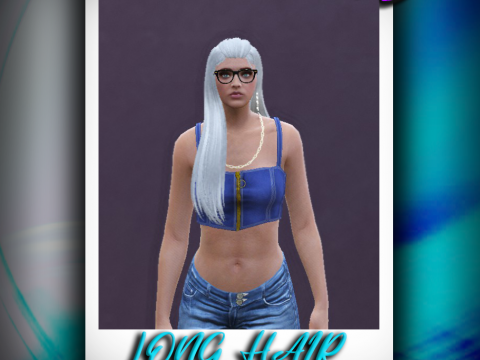 Long hair with a braid for MP Female 1.0