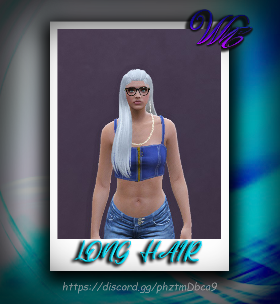 Long hair with a braid for MP Female 1.0