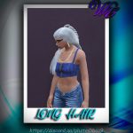 Long hair with a braid for MP Female 1.0