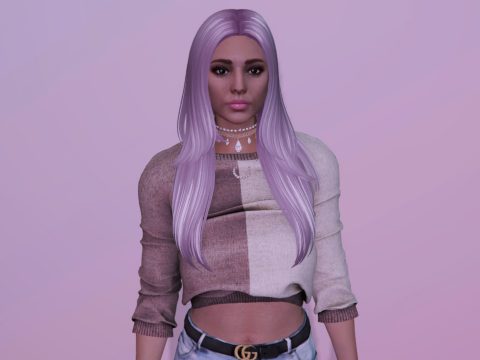 Long hairstyle for MP Female