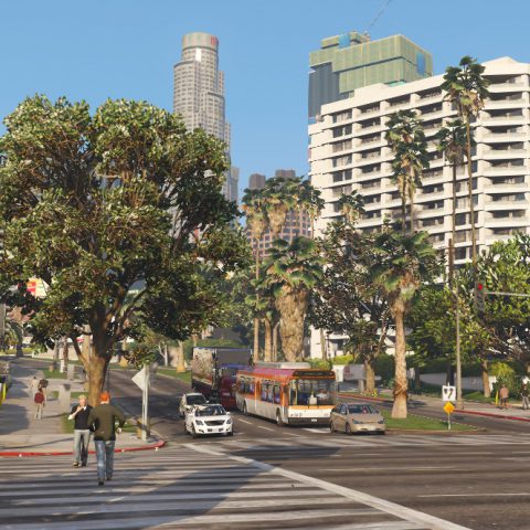 Los Santos Trees Overhaul 1.3 – GTA 5 mod