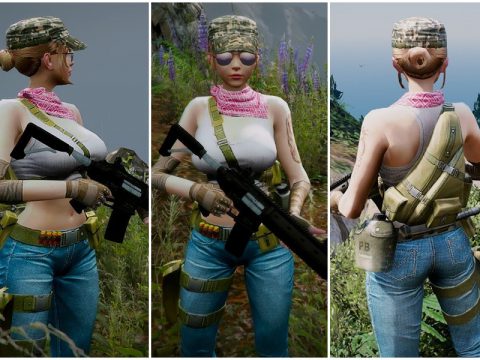 Military Girl [Add-on / Replace] 1.0