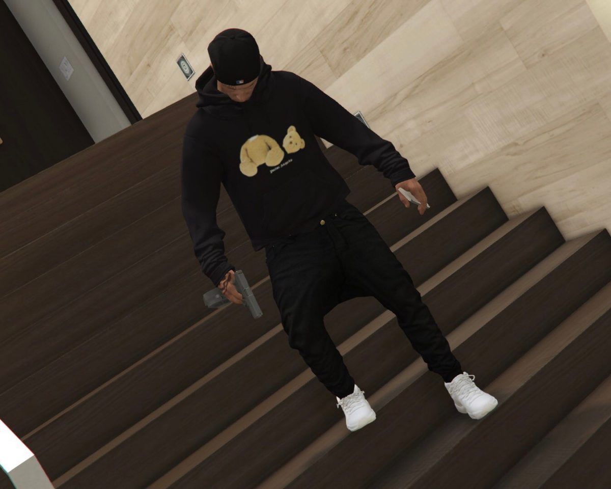 Palm Angels Hoodie Pack for MP Male – GTA 5 mod