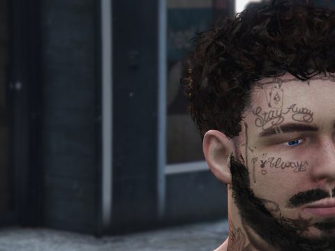 Post Malone Update (100% Face and Neck Tattoo) 1.0