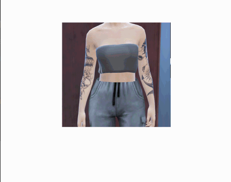 Short croptop for MP Female 1.0