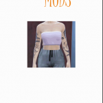 Short croptop for MP Female 1.0