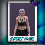 Short hair with bangs for MP Female [SP / FiveM] 1.0