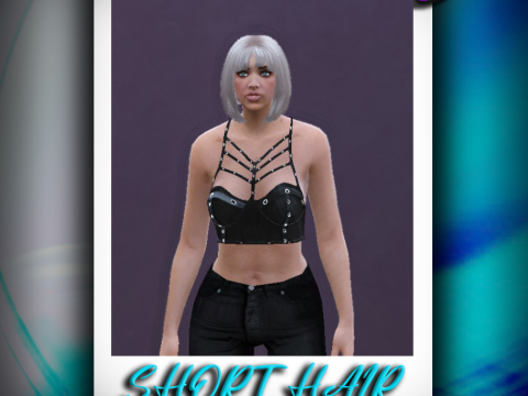Short hair with bangs for MP Female [SP / FiveM] 1.0