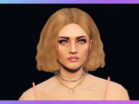 Short wavy hair for MP Female 1.0