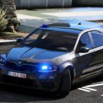 Unmarked (SRT Antwerpen) Skoda Octavia VRS | Toggled beacon, rotating LEDs 1.1