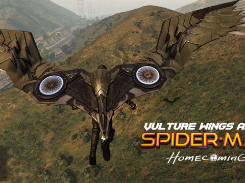 Vulture Wings (spiderman home coming) [Addon] 1.0