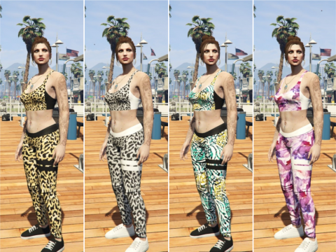Workout Clothing Pack for MP Female 1