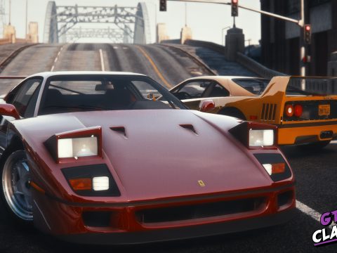 1990 Ferrari F40 (US-Spec) [Add-On | LODs | Template] 1.0