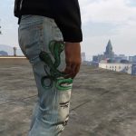 Amiri snake patch skinny Jeans for MP Male 1.0