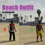 Beach Outfit Mod 1.0