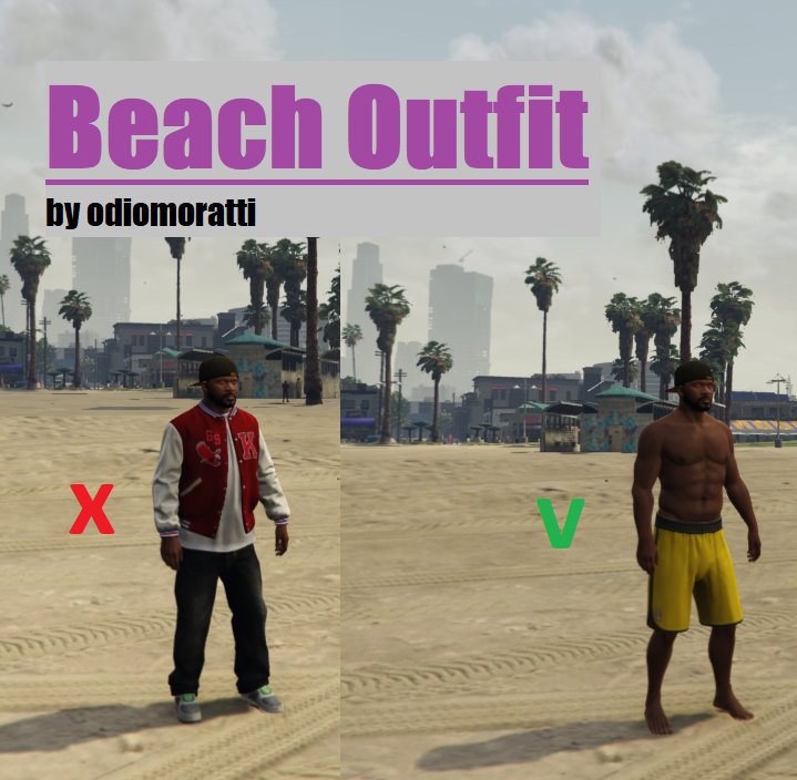 Beach Outfit Mod 1.0