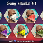 Colored Gang Masks for MP Male V1