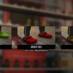 Crocs Clogs for MP Male & MP Female (FiveM & SP - unlocked) 1.0 optimized