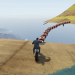 Dangerous Stunt Track on the top of mount chiliad 1.0