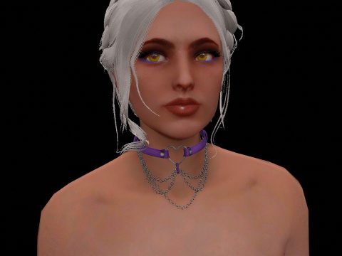 Heart Chain Choker for MP Female 1.0