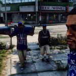 LA Nayba-Hood (NH) Crip face tatted, beard, regular line-up, double, and triple line-ups for Franklin 1.4
