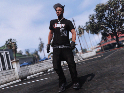 Large Sagged Jeans For MP Male 1.0
