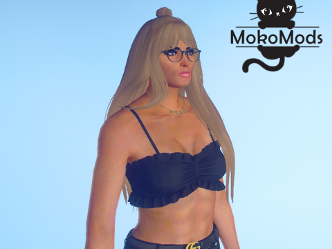 Long Hair with Bun for MP Female