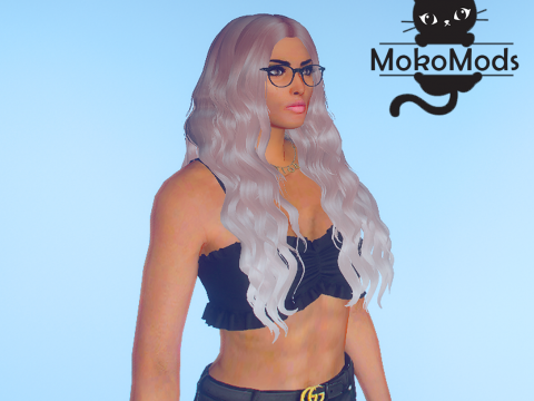 Medium Length Curly Hair for MP Female