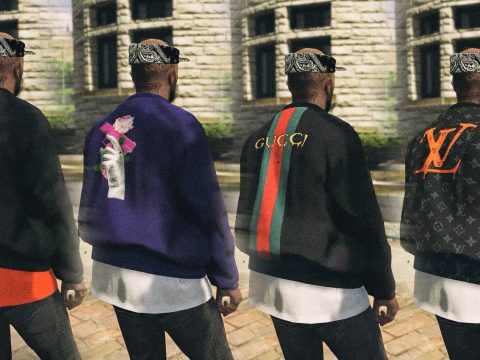New Style BomberJacket (Gucci, Fendi, Louis Vuitton, Nike) [MP / FiveM Ready] V1