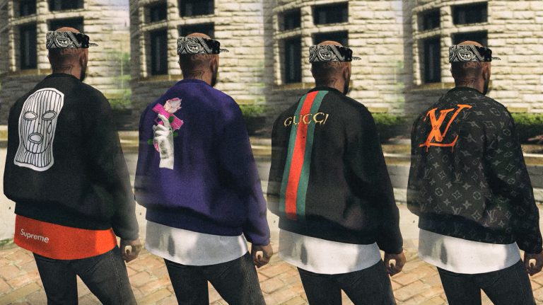 New Style BomberJacket (Gucci, Fendi, Louis Vuitton, Nike) [MP / FiveM ...