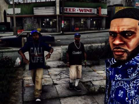 New no tatted face, LA hoodsta tatts with line up, double line up, triple line up for Franklin 1.5