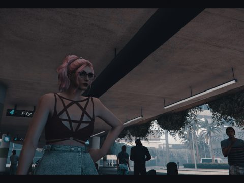Ponytail hairstyle for MP female 1.1