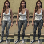 Recolored jeans for MP female