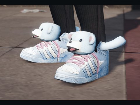 Shoes with dog's head for MP female 1.0