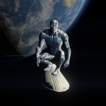 Silver Surfer COC + Board(Chrome effects)